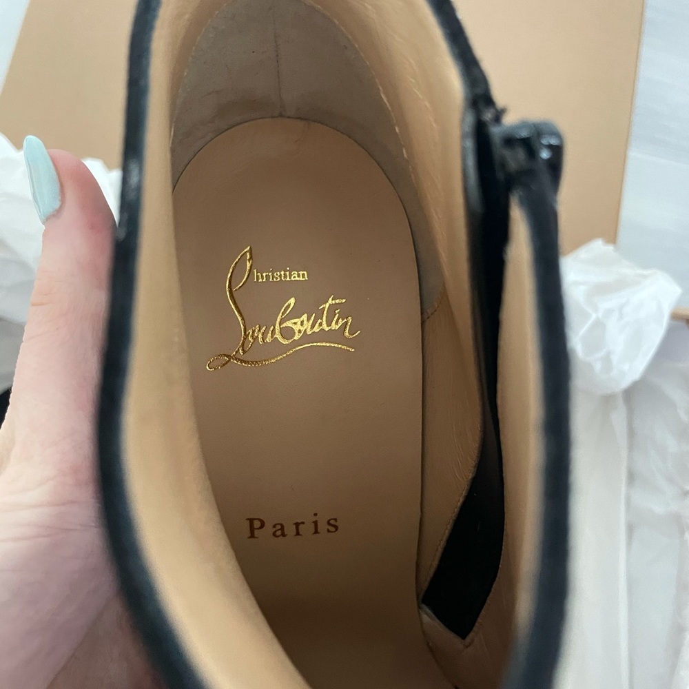 ❌SOLD❌Christian Louboutin Dirdibootie 150 Platform - Picture 5 of 13